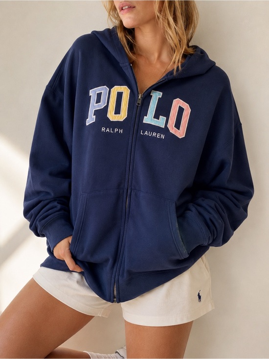 Polo Ralph Lauren Tops - Polo Pastel Logo French Terry Zip Hoodie